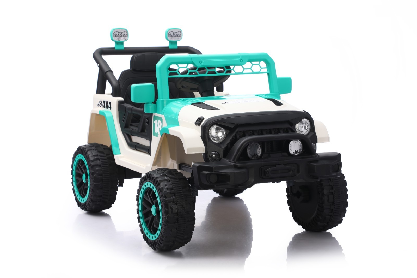 12V Ride-On Car, w/Parent Remote Control, LED, Music & Safe Spring Suspension