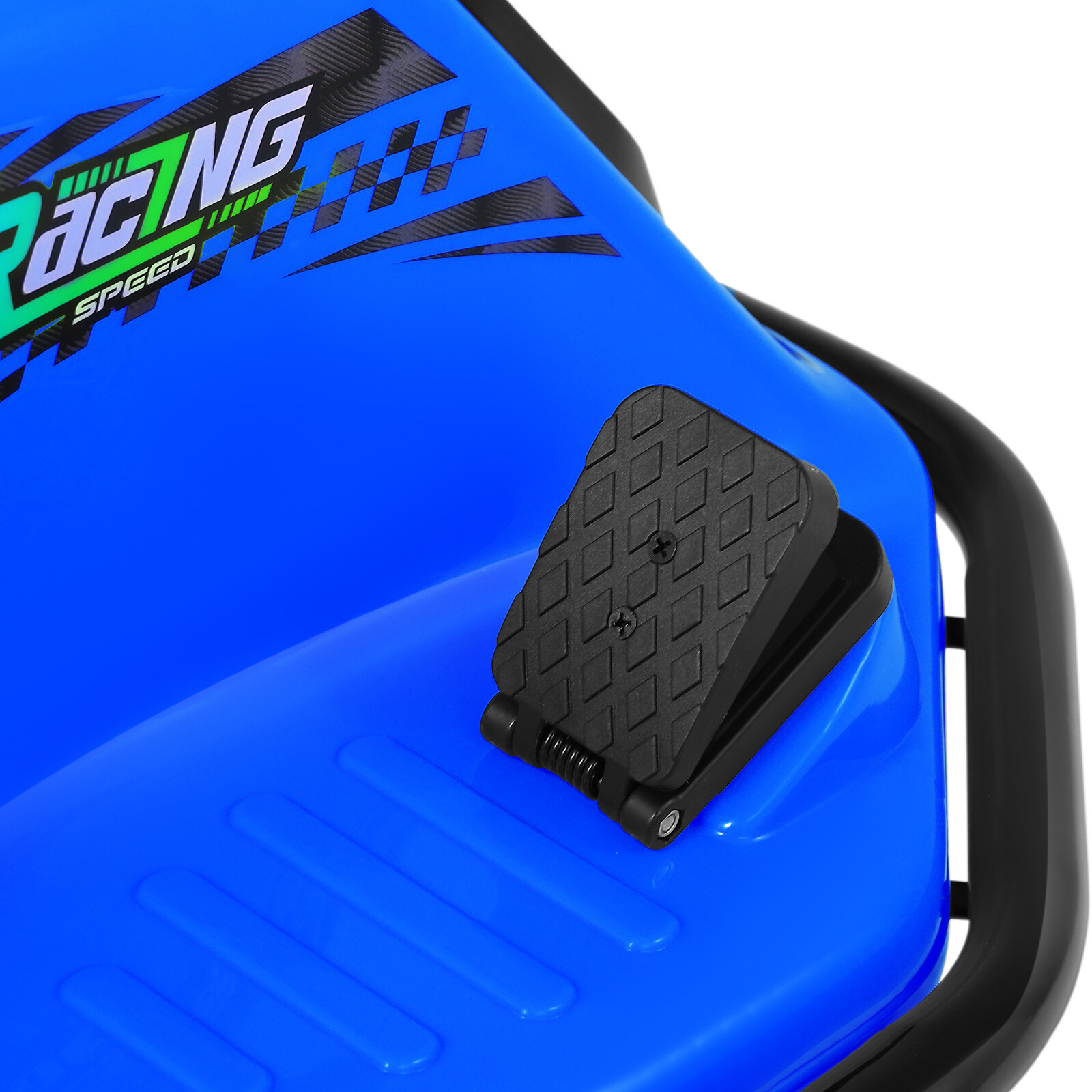 360° 24V Kids Electric Drifting Go Kart Ride On Cart with Bluetooth (Blue)