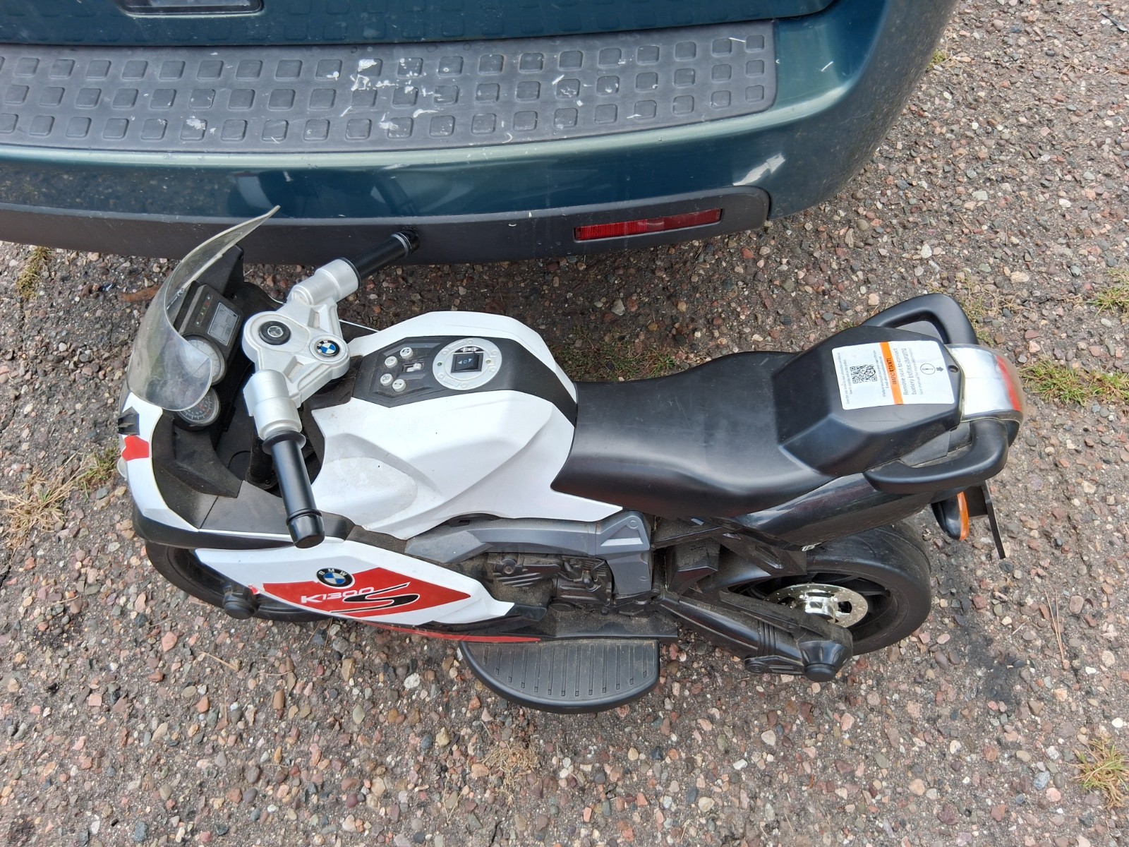BMW K1300S 12-Volt Electric Ride-On Bike for Kids. Brand New