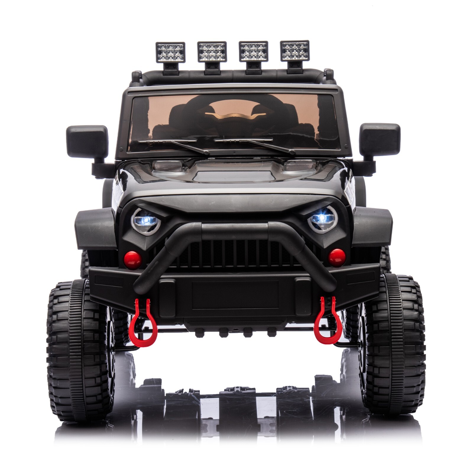 2 Seaters Kids Ride on Jeep 24V Electric Car 4WD Truck Toy with Remote Control
