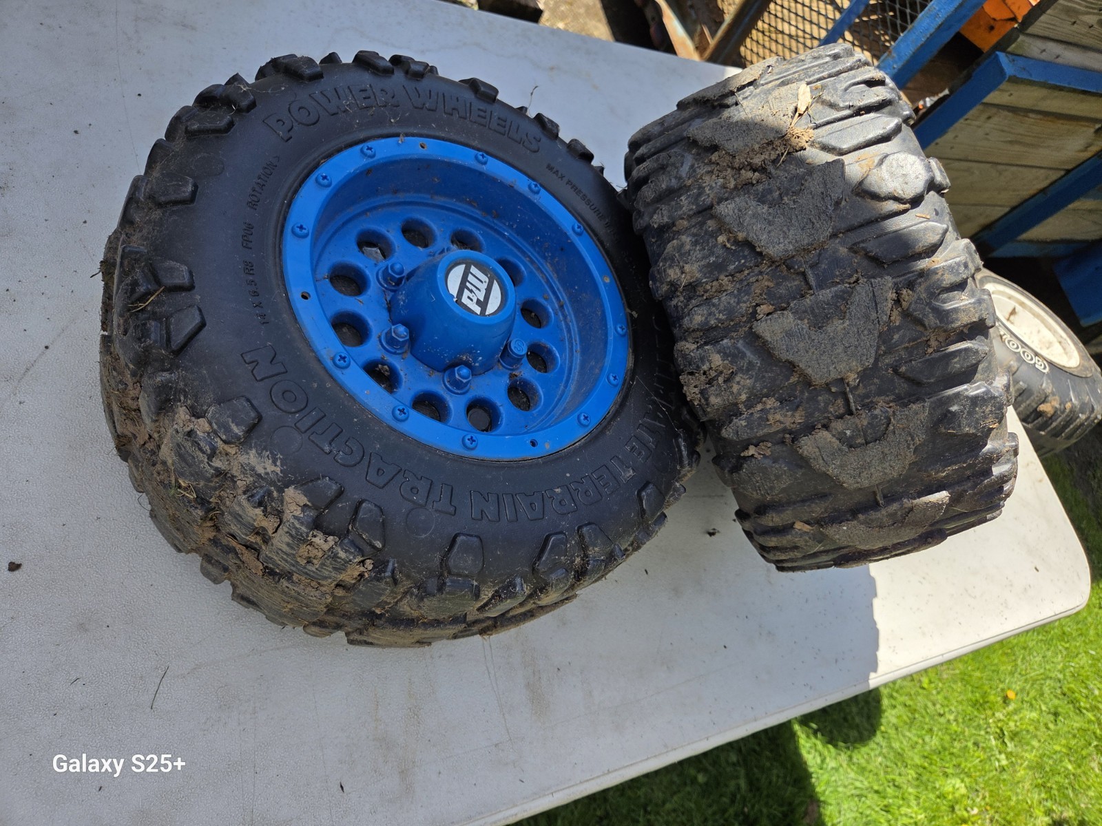 Power Wheels Dune Racer Replacement Rear Tires Blue