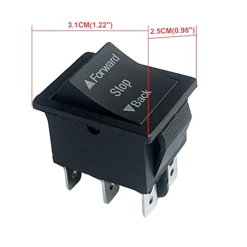 2 Pcs 6V 12V 24V Forward Reverse Switch for Power Wheel Replacement Parts