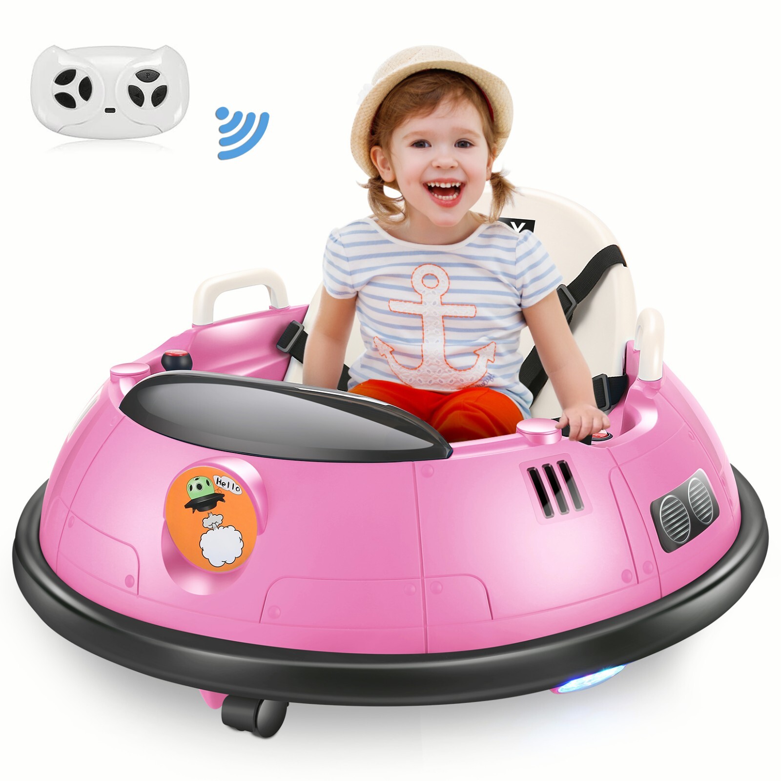 Toddler Bumper Car Electric Bumper Car for Kids w/Remote Control Bumping Gift🔥