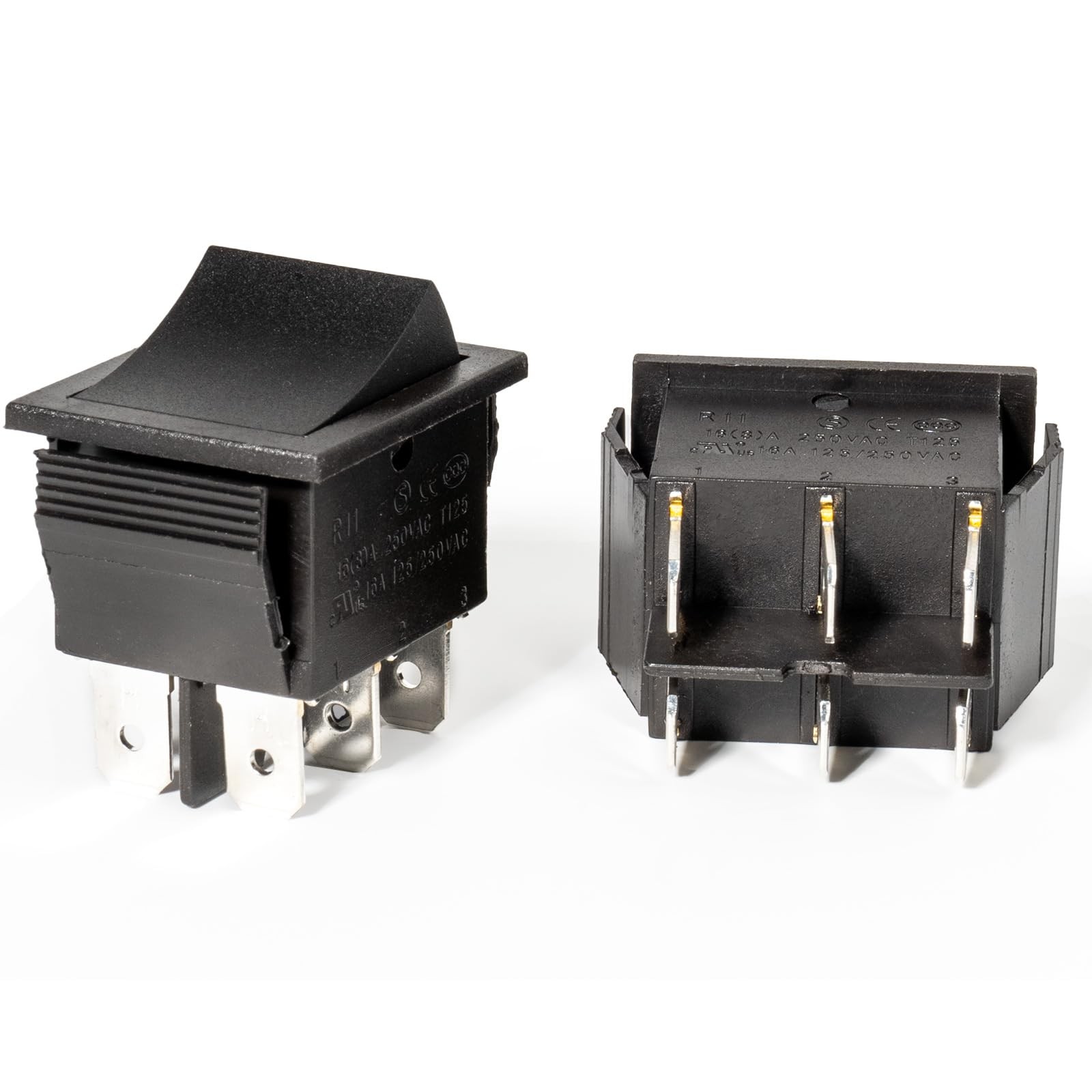2 Pcs 6 pin 12volt 6V Gas Pedal for Kids Ride on Car Compatible with Power…