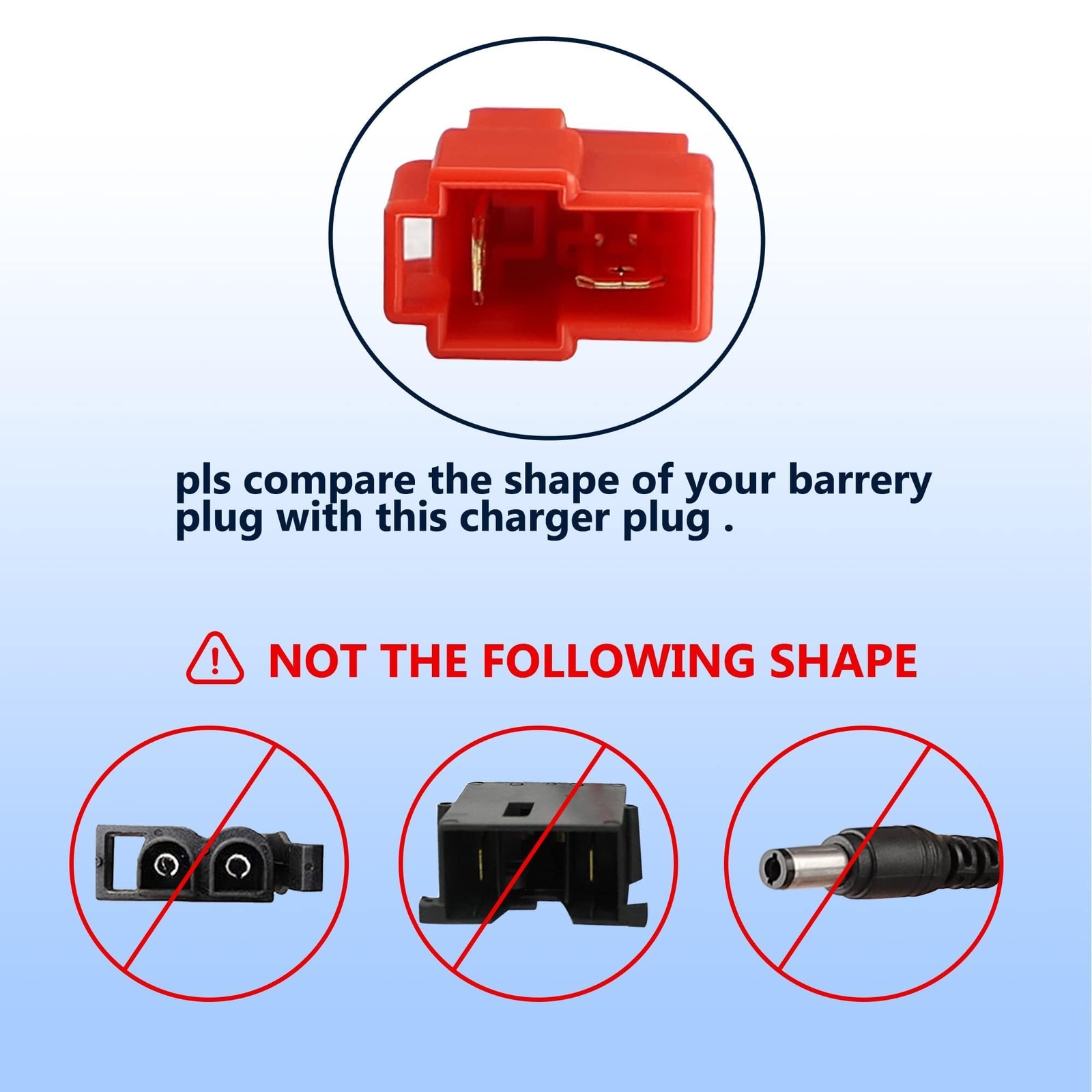 12 Volt Battery Charger for Ride On Toys, 14.4V 1000MA Battery Charger for Kids