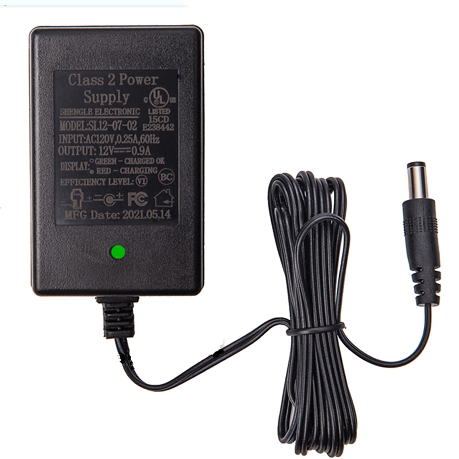 12 Volt Charger for 12V Kids Powered Ride On Car, 12V0.9A a Large
