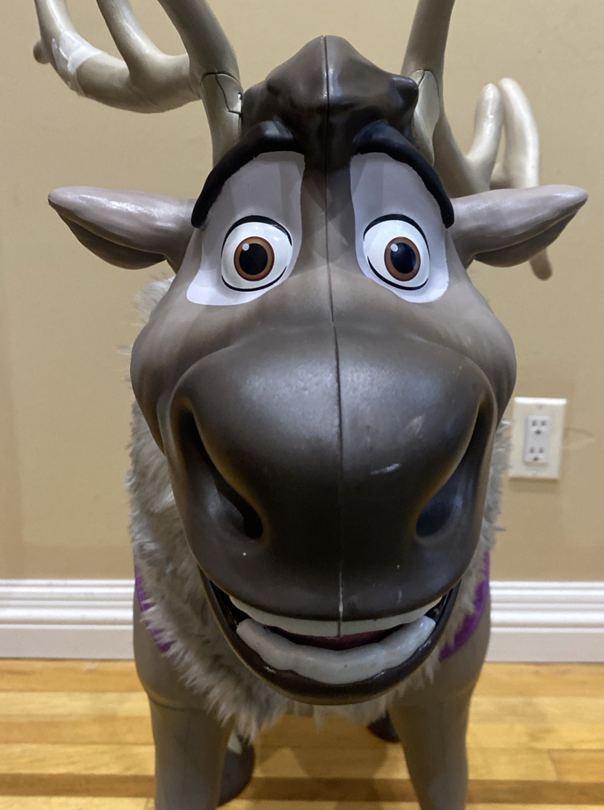 Disney Frozen 2 Playdate Sven Ride-On Reindeer Child Size Toy with Sounds