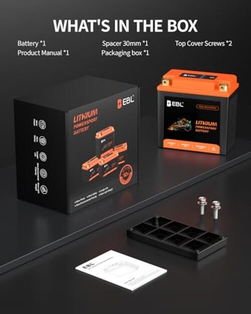 Lithium LiFePO4 Motorcycle Battery 12V 7Ah, 210CCA, ATV, UTV, Jet Ski, 6MF7-BS