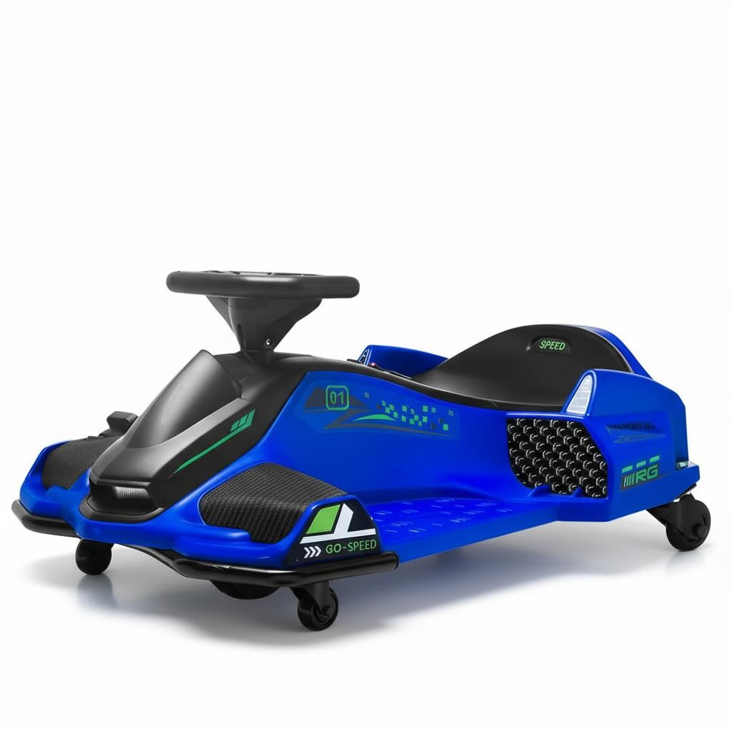 Drifting Car for Kids,45W Brushless Quiet Motor,Fast 5 Mph Electric Ride on Car