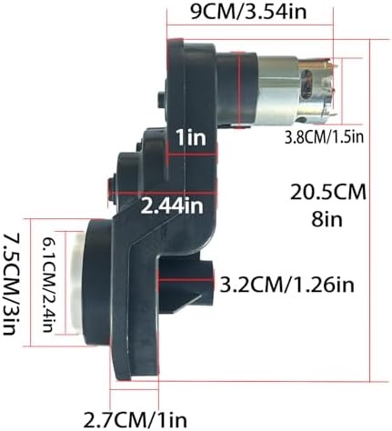 High power gearbox motor for ride on car replacement