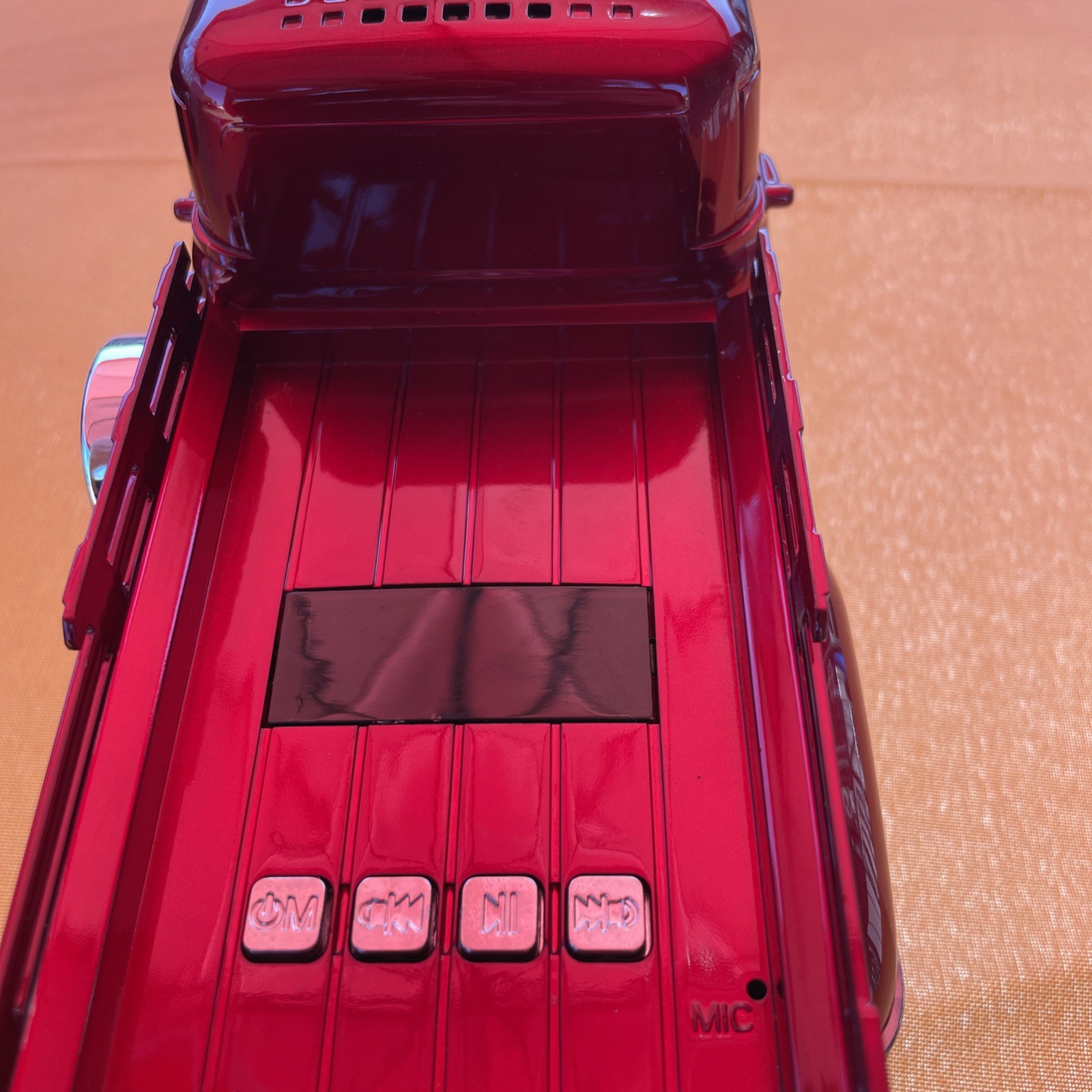 New -FM Radio -Bluetooth Speaker-Red Truck – RED TRK-5300BT Rechargeable Battery