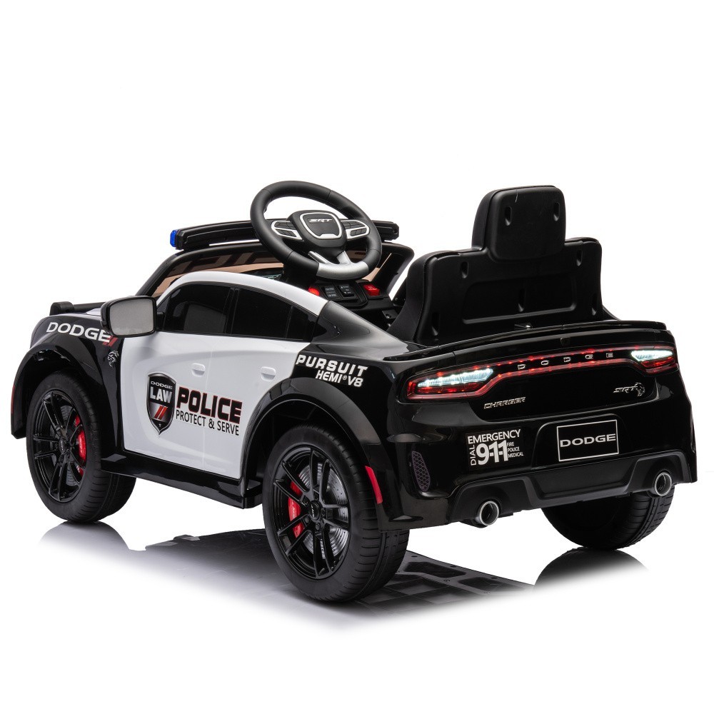 12v Kids ride on police car W/Parents Remote Control For Children