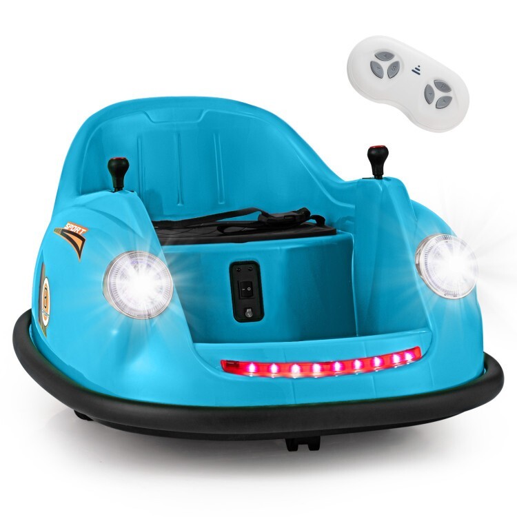 12V Battery Powered Kids Ride on Electric Bumper Car Gift Kids w/Remote Control
