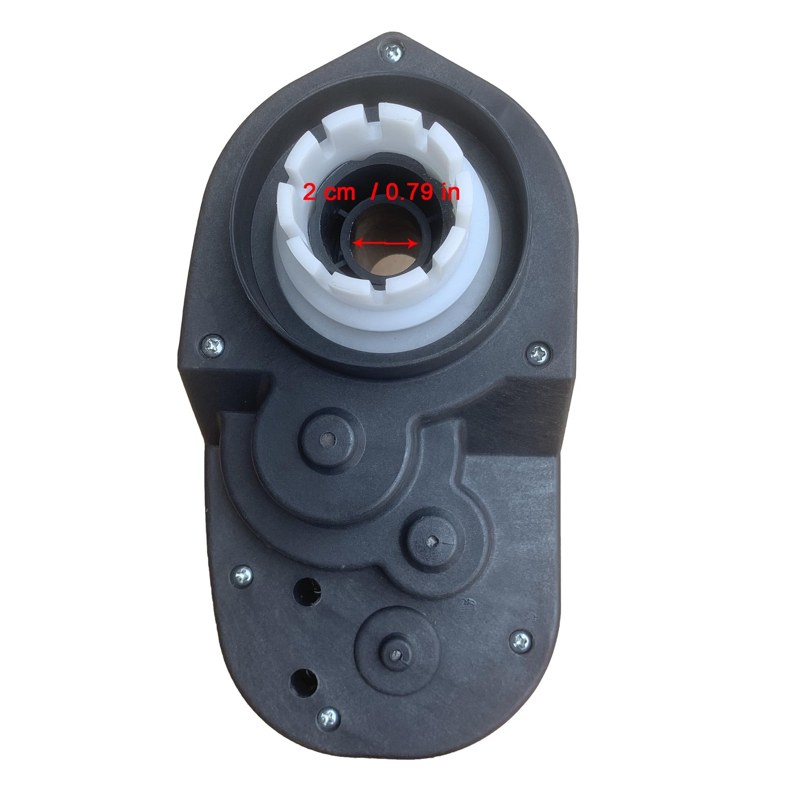 24V Gearbox for Power Wheels Large Axle Hole, 24 Volt Motor 30000RPM with…