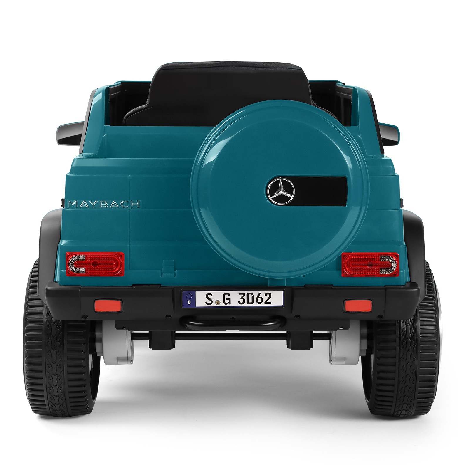 Mercedes-Benz 12V Electric Kids Blue Ride On Car with LED Lights, Music, RC