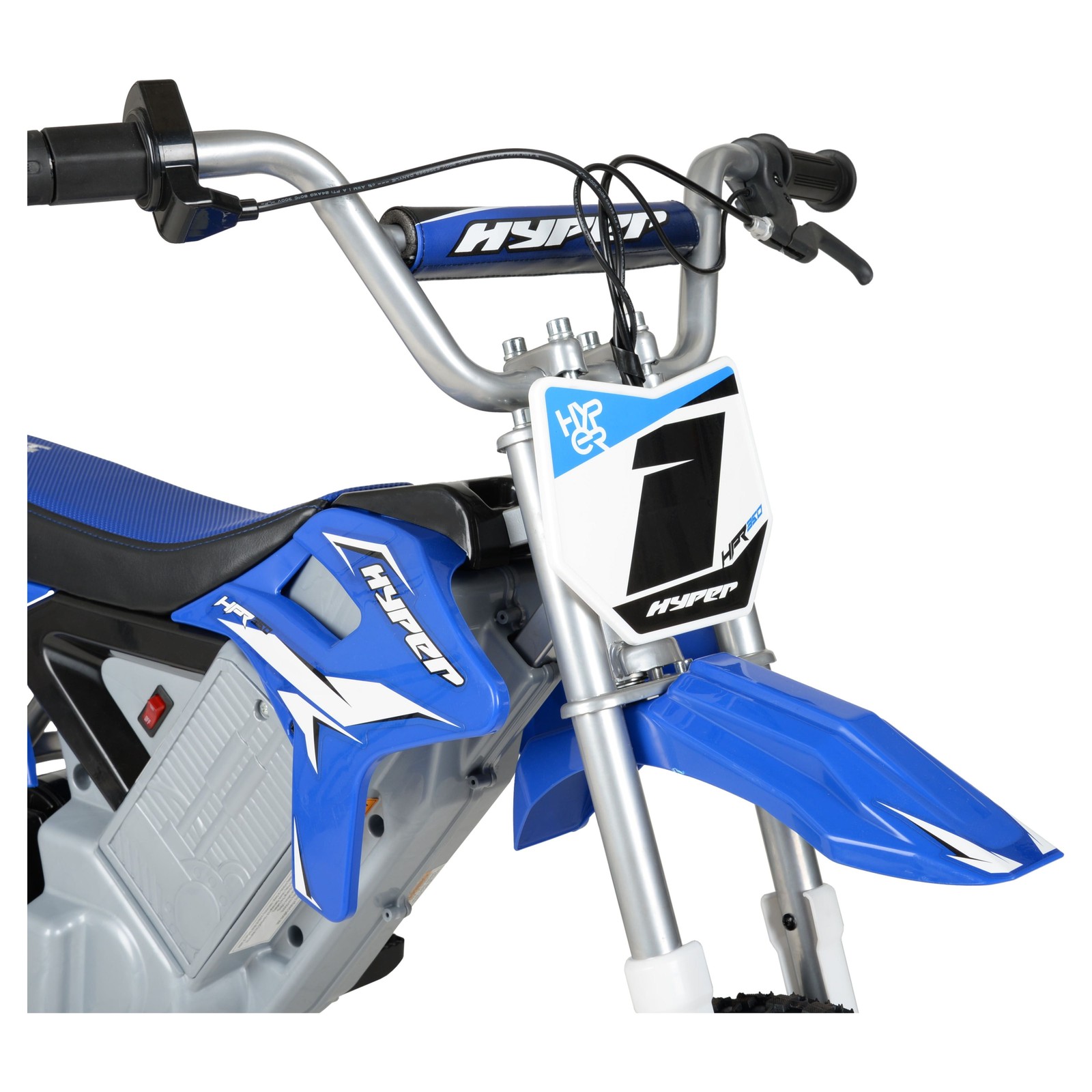 , HPR350 24V Electric Dirt Bike, Children Ages 13+, up to 14 MPH, Blue