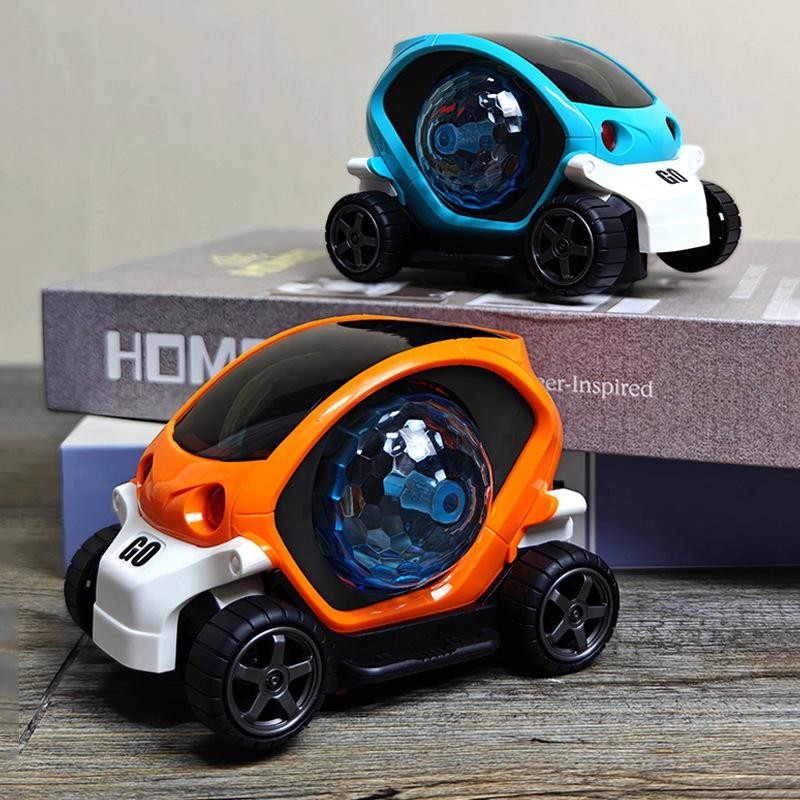 Kids Electric Rotating Toy Car with Lights & Music – Fun Gift for Boys & Girls
