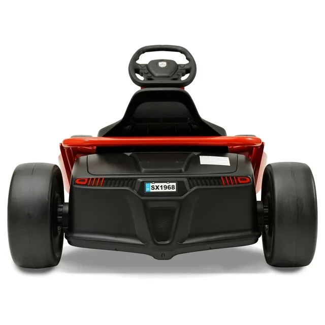 Drift Go Kart Ride On 24V Battery-Powered Vehicle, Ages 8+, Red