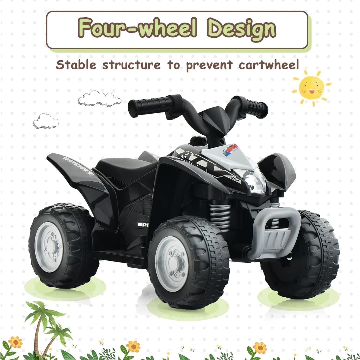 Carro Electrico Para Niños De Años Montar Manejar Y Jugar Con Luces NUEVO
