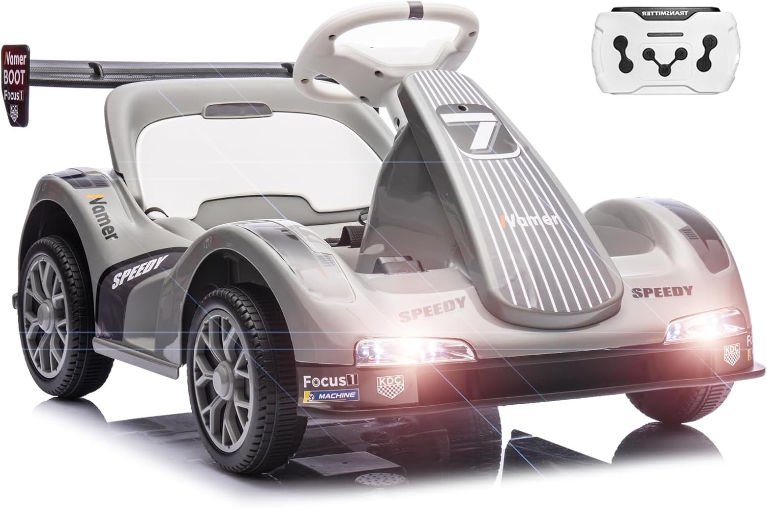 6v Electric Racer Go Kart for Kids 2.4g Remote Control 3 to 7 years
