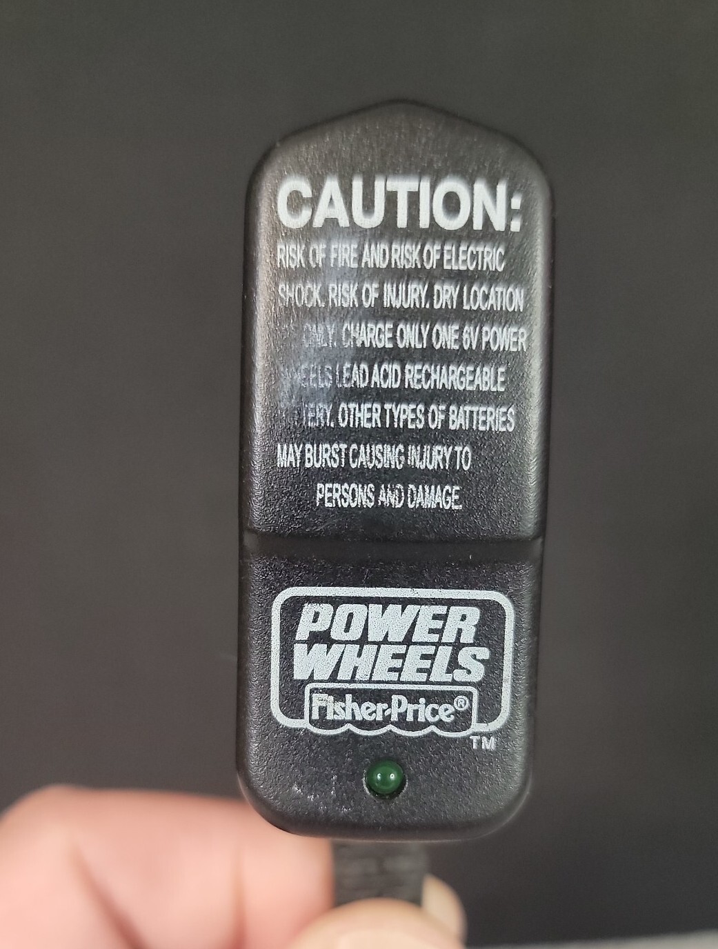 Fisher Price Power Wheels 6V Class 2 Battery Charger (00801-2042)