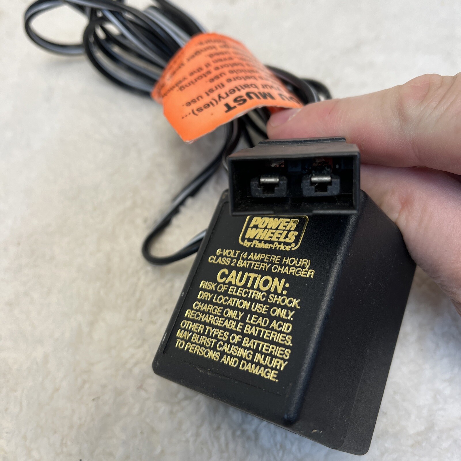 Power Wheels 6 Volt Battery Charger – Part # 00801-0976 – Model # 040135 TESTED