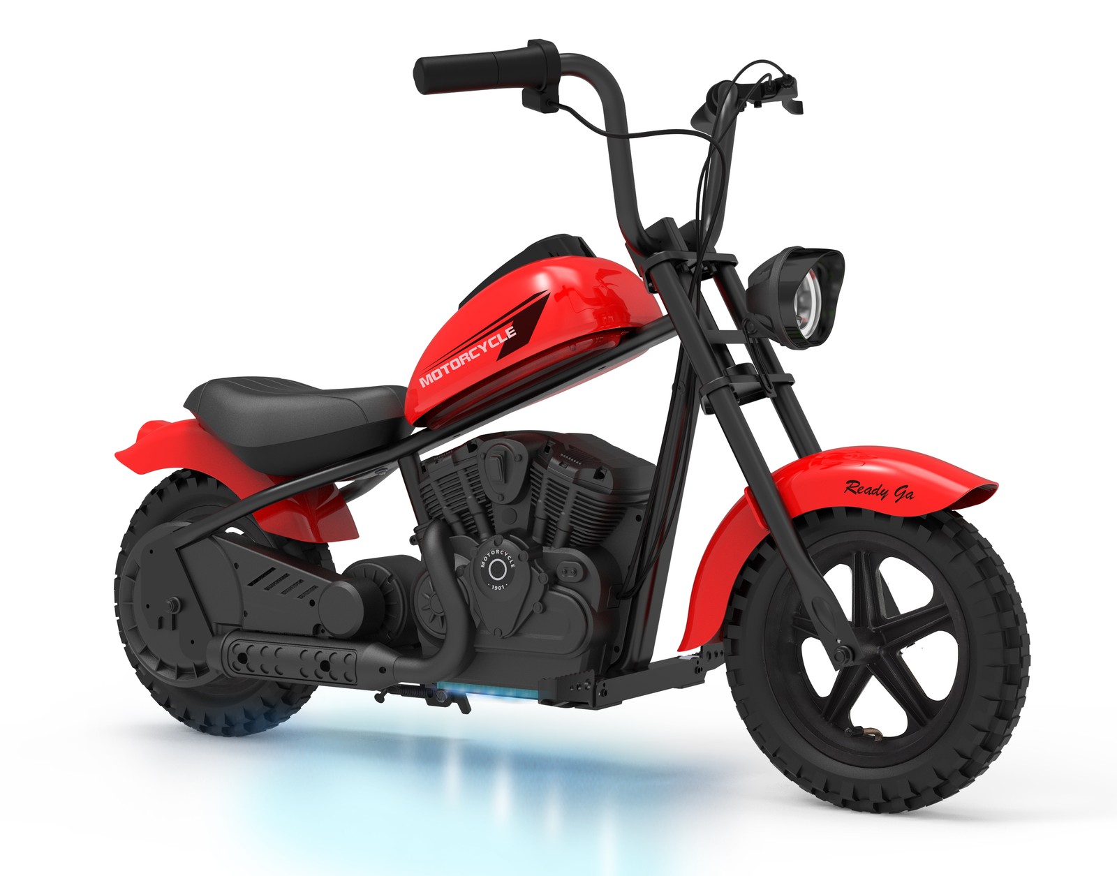 Kids Electric Dirt Bike 24V 250W, LED Light Motorcycle for Children 132 lbs
