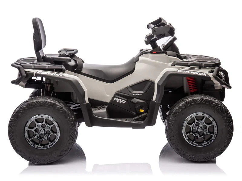 24V 4WD CanAm Outlander Kids Ride On Electric ATV Quad Car Leather Seat EVA Tire