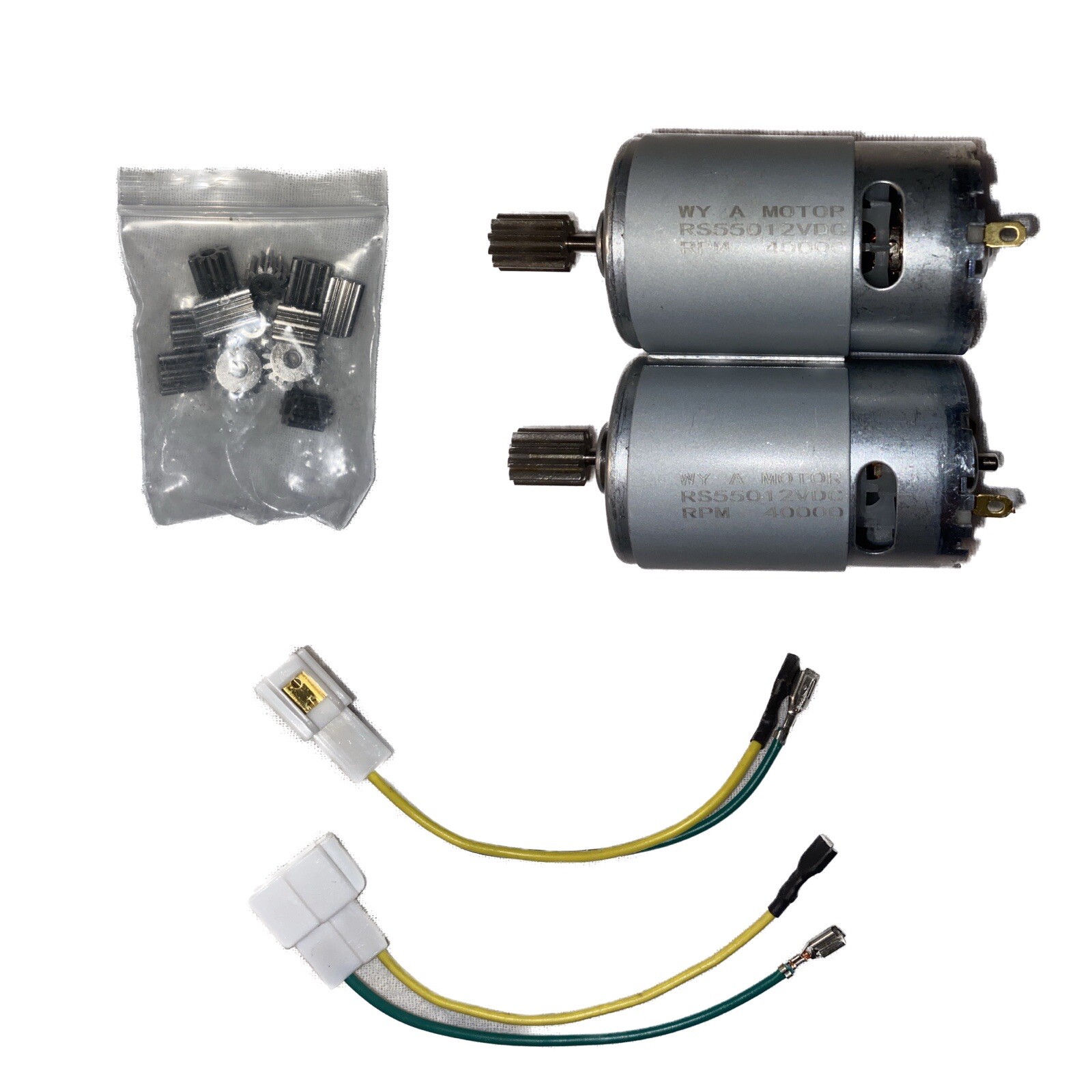 Jrrxm Electric Motor Drive Engine For Power Wheel Motor 2 Piece 12V RS550 NEW