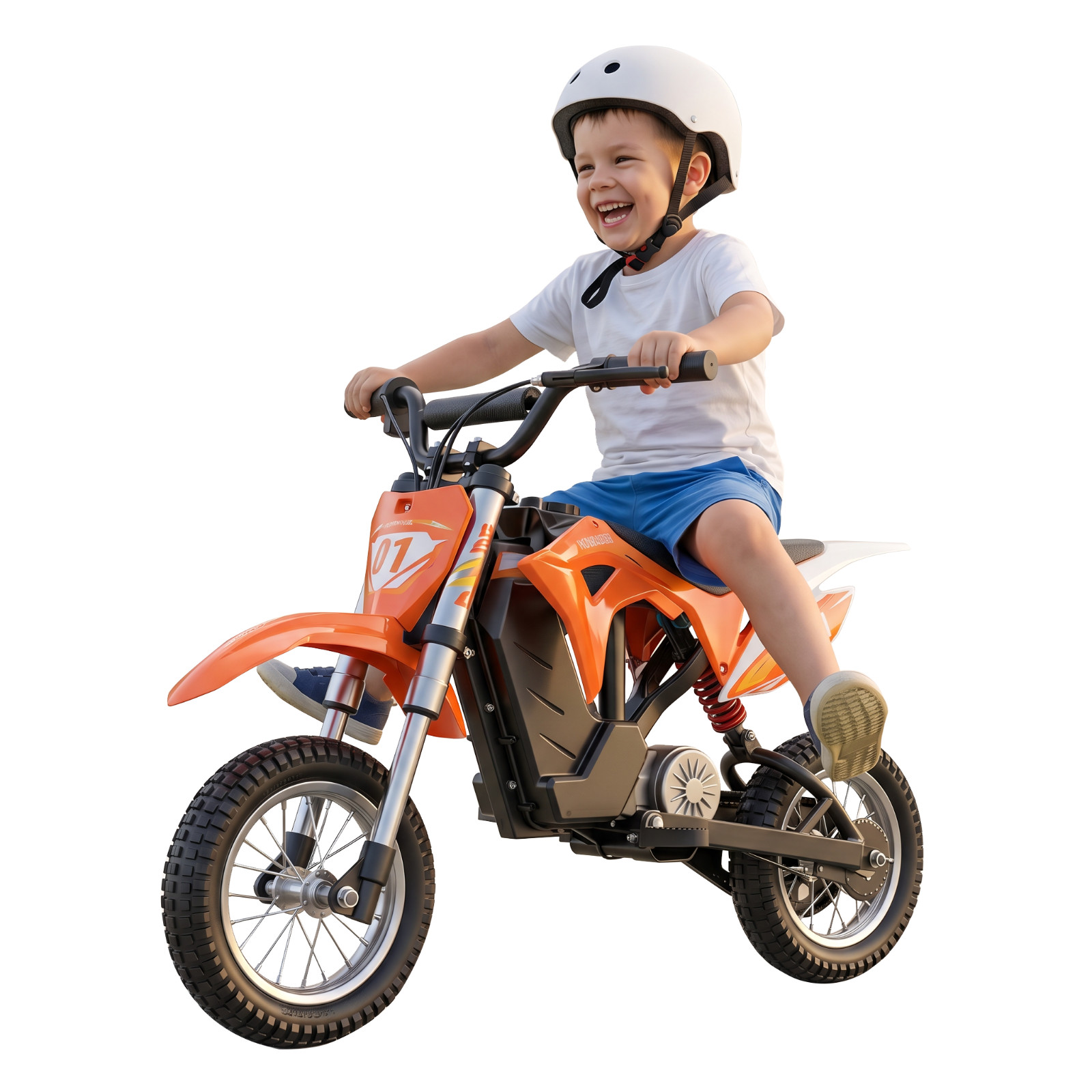 Kids Motorcycle Mini Electric Dirt Bike 36V 300W 3Speed 12.4 Miles Gift