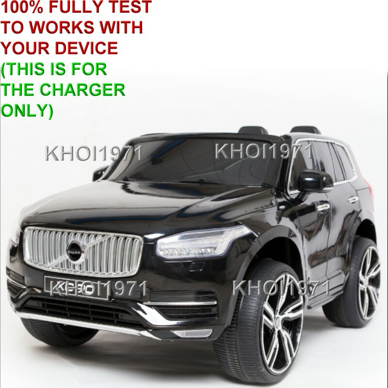 WALL charger AC adapter for National Products Kid Motorz Volvo XC90 ride on 12V