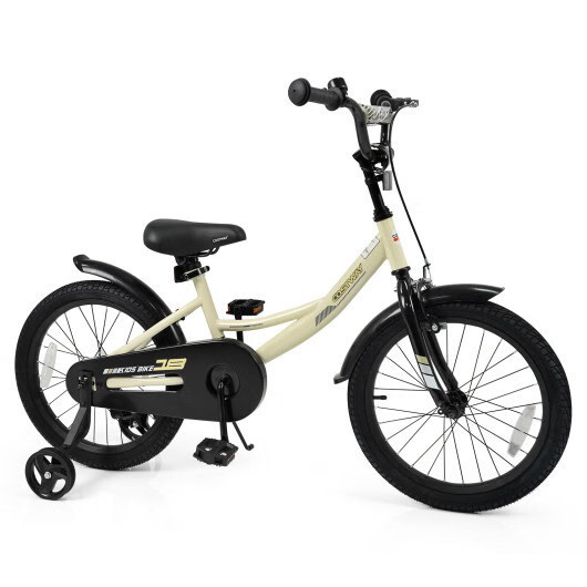 18 Inches Kids Bike Sport Bicycle with Removable Training Wheels – Size: 18 inch