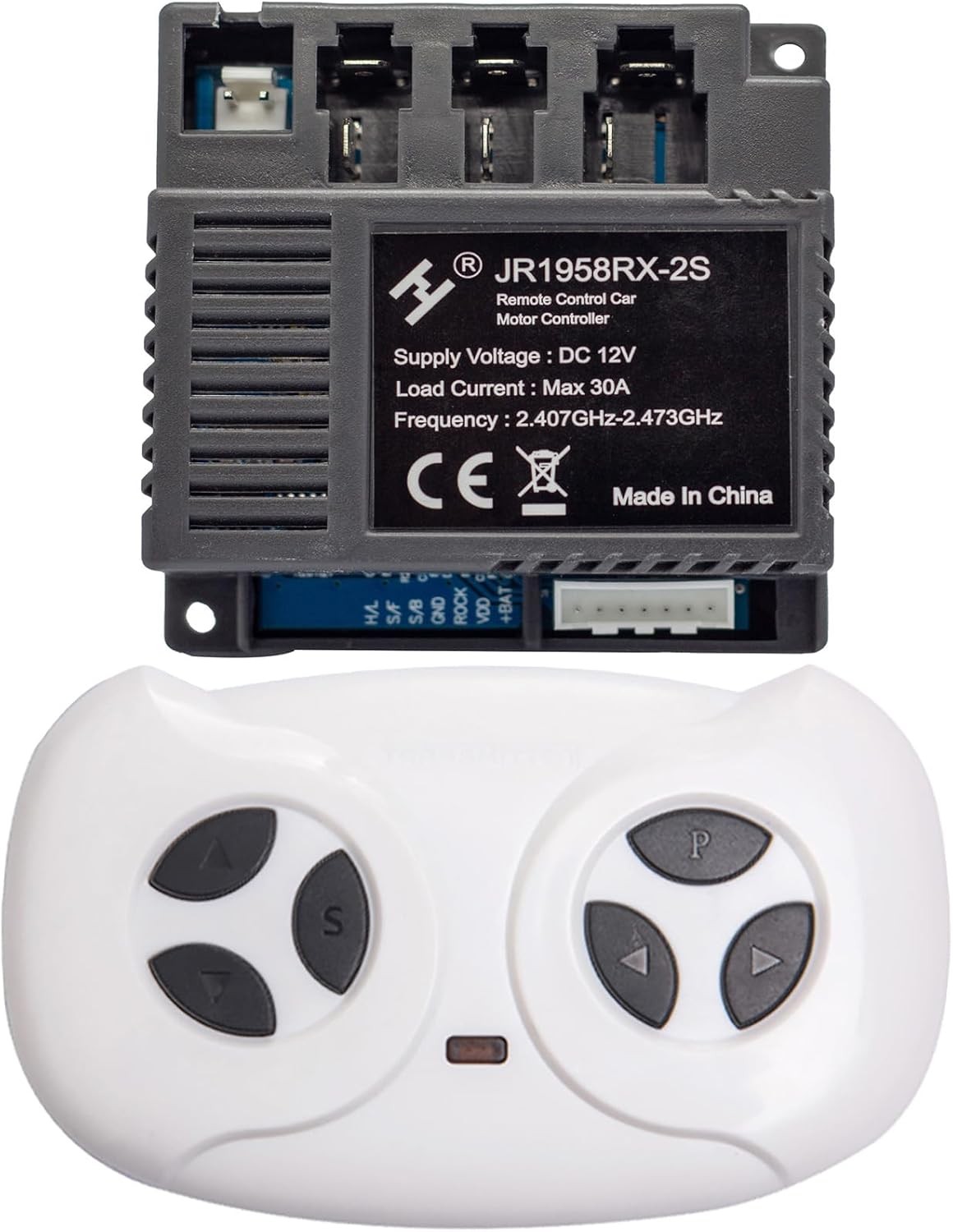 JR1958RX-2S Kids car Parts Receiver 2.4ghz Remote for Ride on Power…