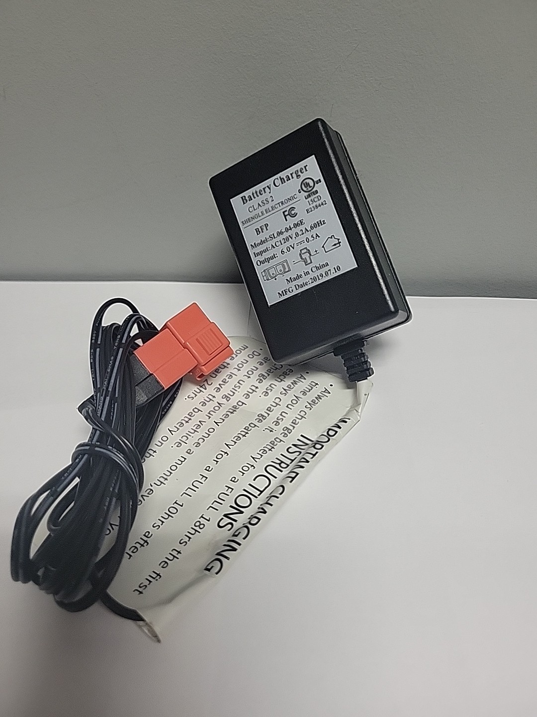 6V Wall Charger AC Adapter For Kid Trax Avigo 6-Volt Audi R8 Spyder 6 Volt Batt.
