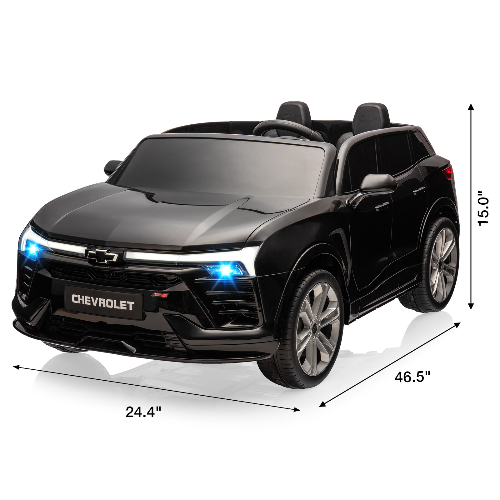 2 Seater Ride On Toy, 24V Ride On Car for Toddler 3-8 With Parent Remote Control