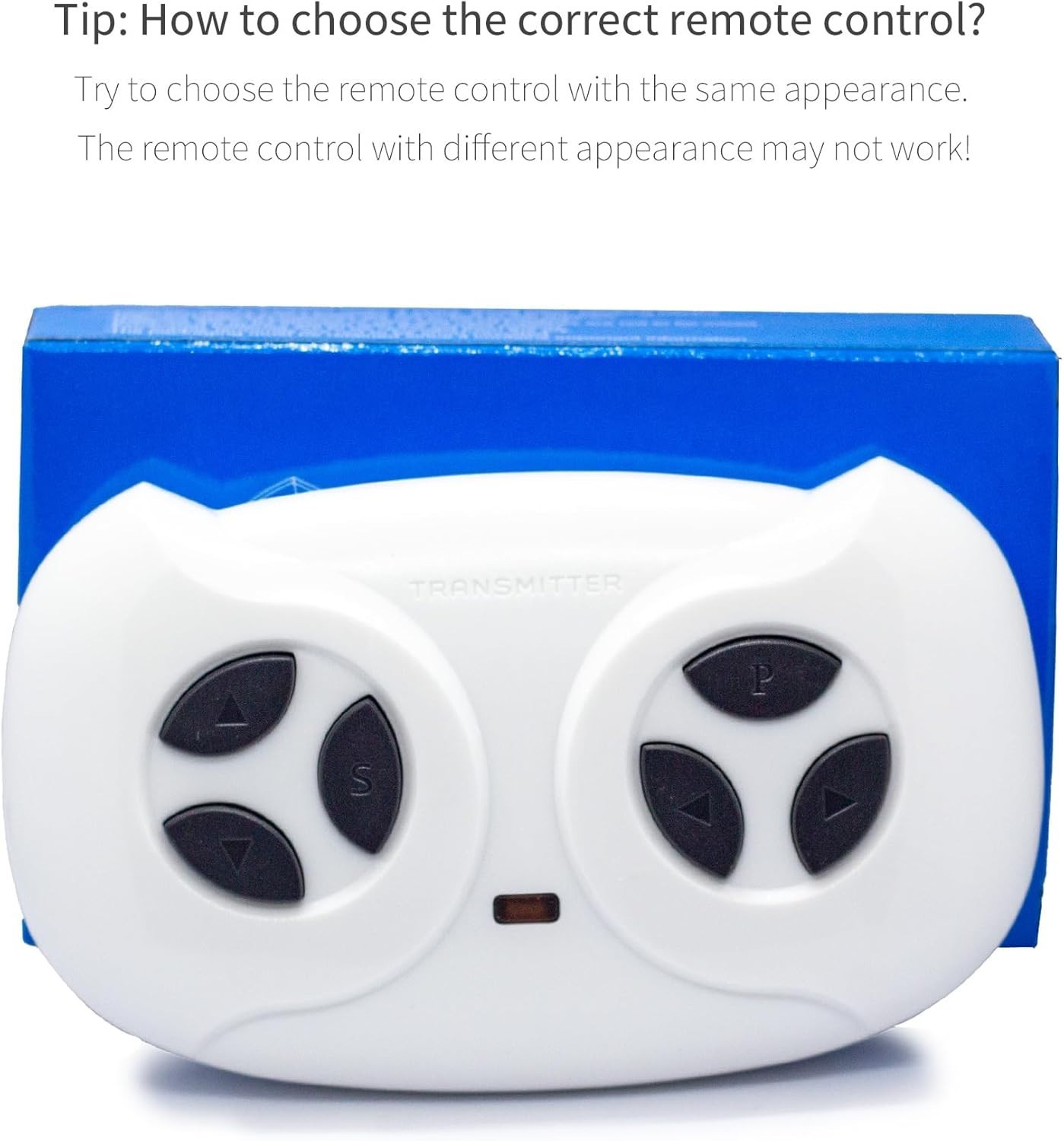 Compact 2.4GHz Bluetooth Remote Controller for Toddler Ride-On Cars and Trucks