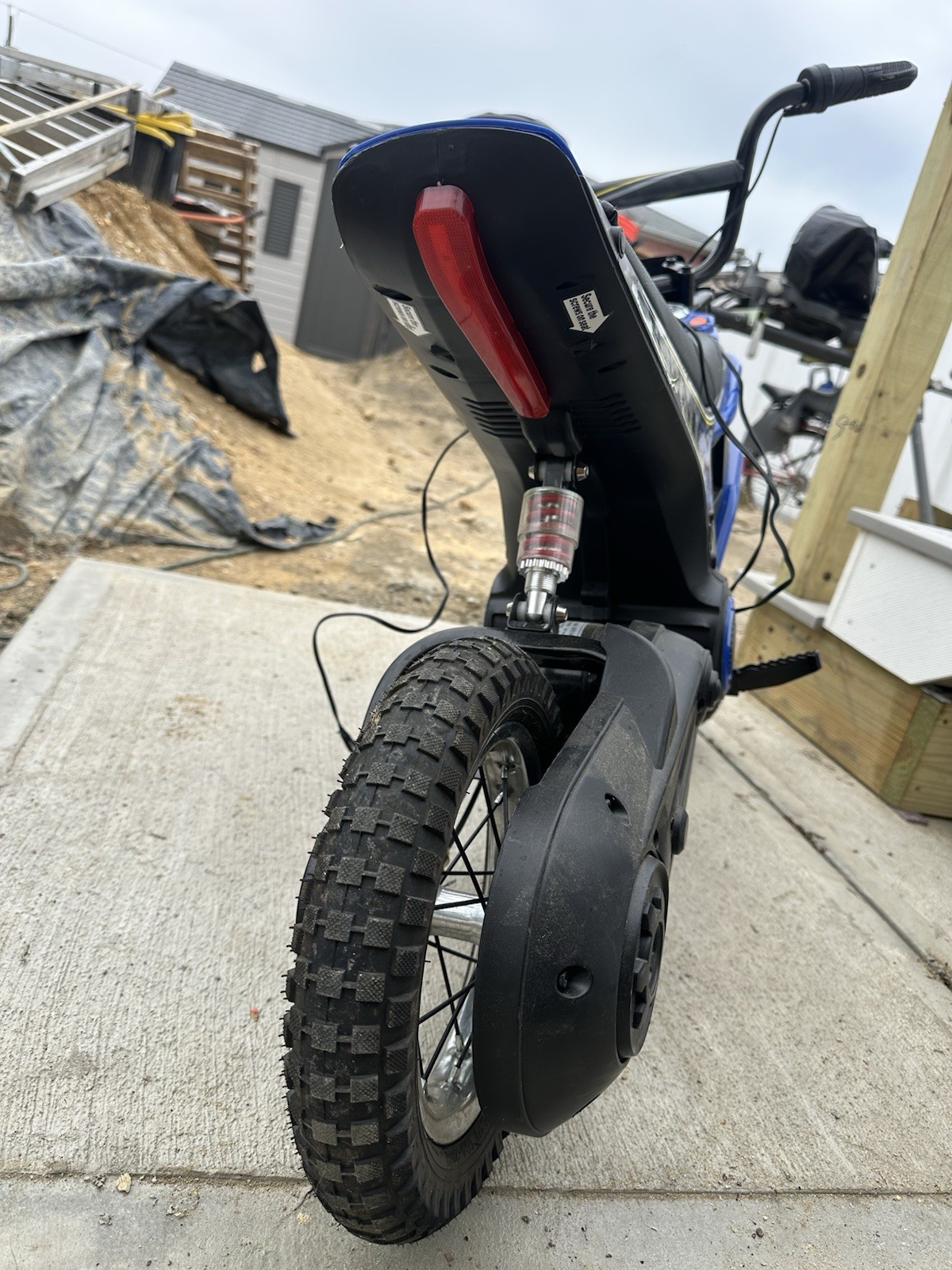 ELEMARA Ride on Toy-Navy, 24 V Electric Kid Dirt Bike