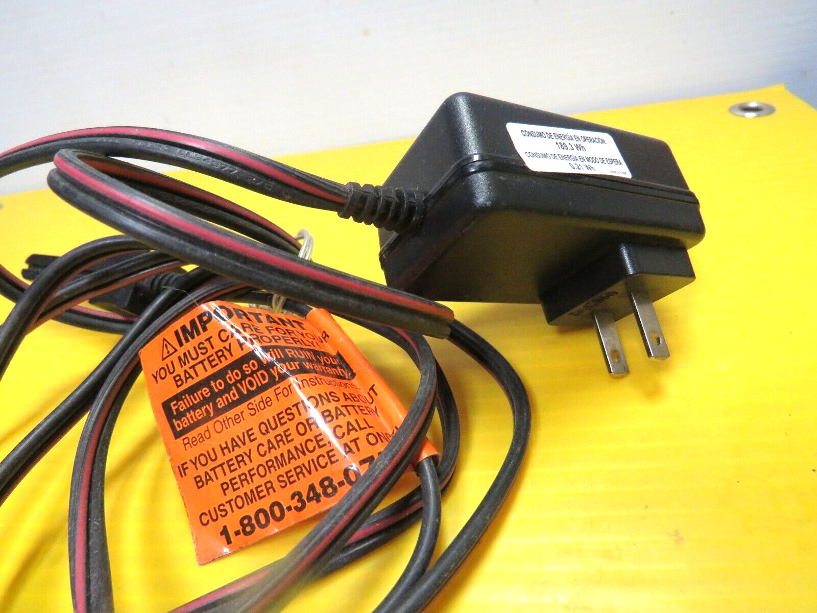 Fisher Price Power Wheels 00801-0972 Class 2 Battery Adapter Charger 12V OEM