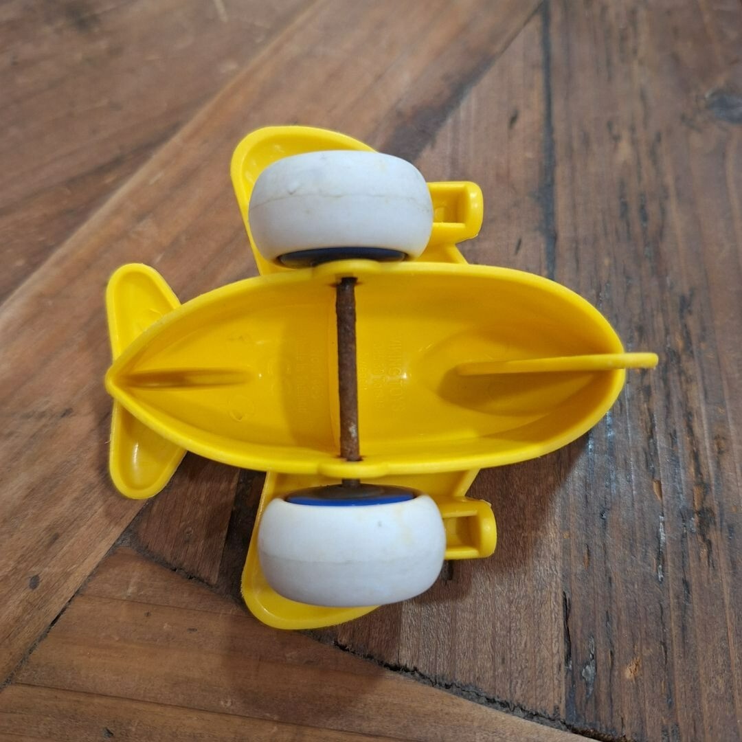 Viking Toys Sweden Jumbo Plane 1148 Yellow Play Vehicle Rubber Wheel Air Toddler