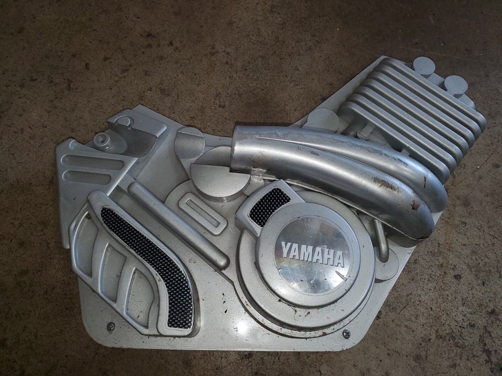 12V Yamaha Raptor Dumar Power Wheels Kids ATV Right Side Plastic Engine Panel