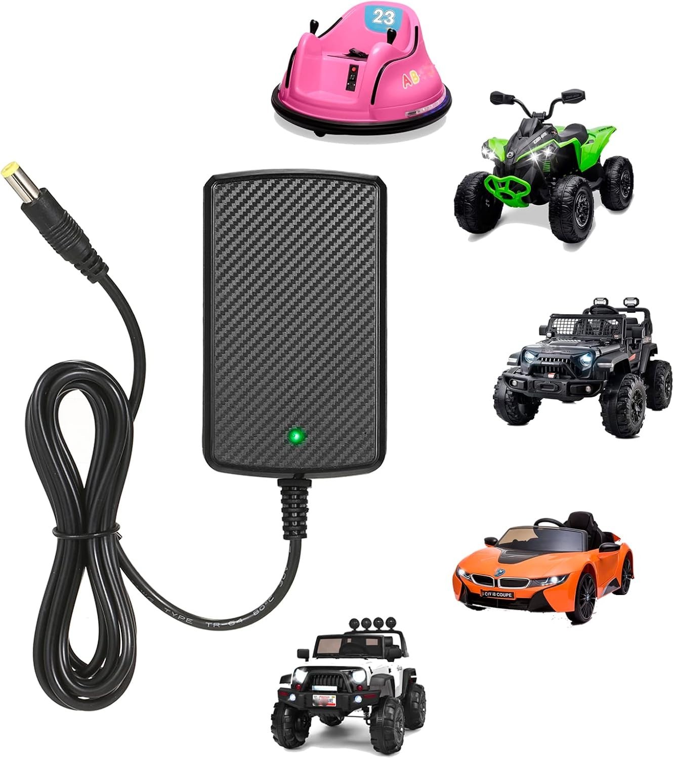 12v Charger for Kids Ride On Toys Car 12 Volt Battery Charger for Best Choice…