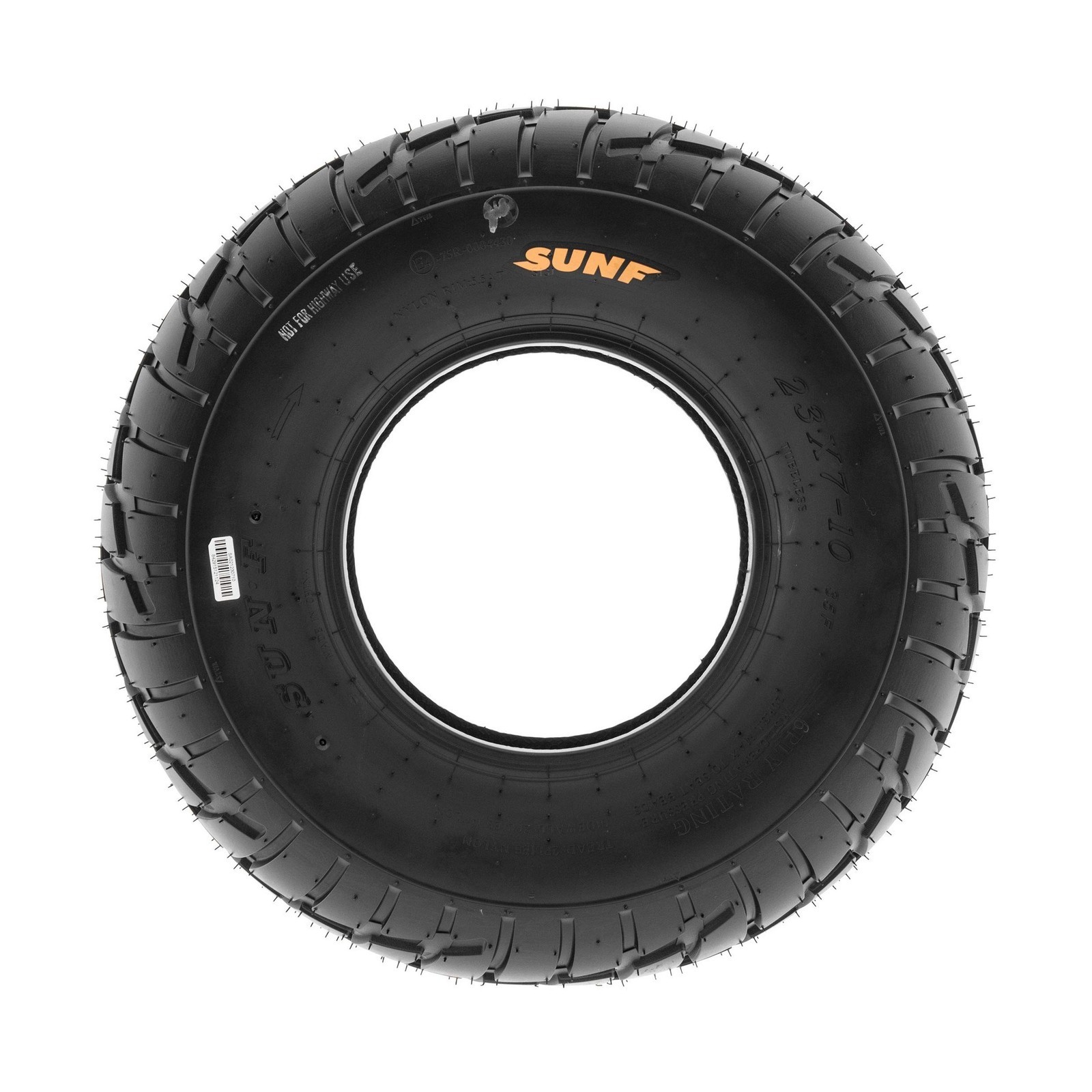 SunF A021 TT Sport ATV UTV Dirt Track & Flat Track Tire 23×7-10, 6 PR, Tubeless