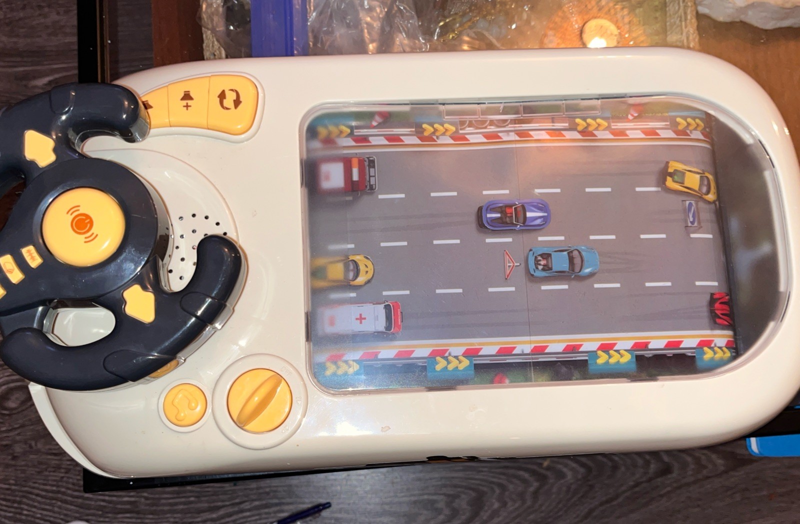 Car Racing Adventure Driving Toy with Steering Wheel Very Unique