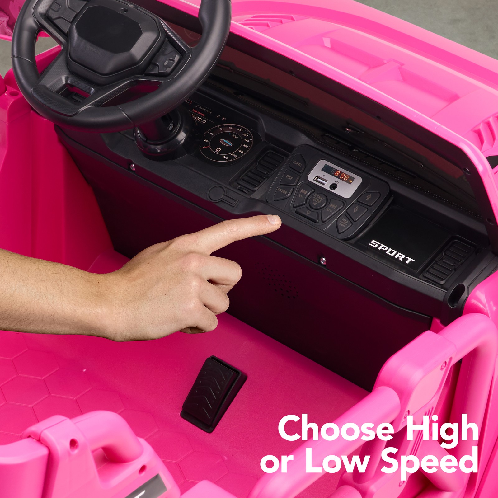 Best Choice Products 24V 2-Seater Electric Ride-On Car Truck Parent Control