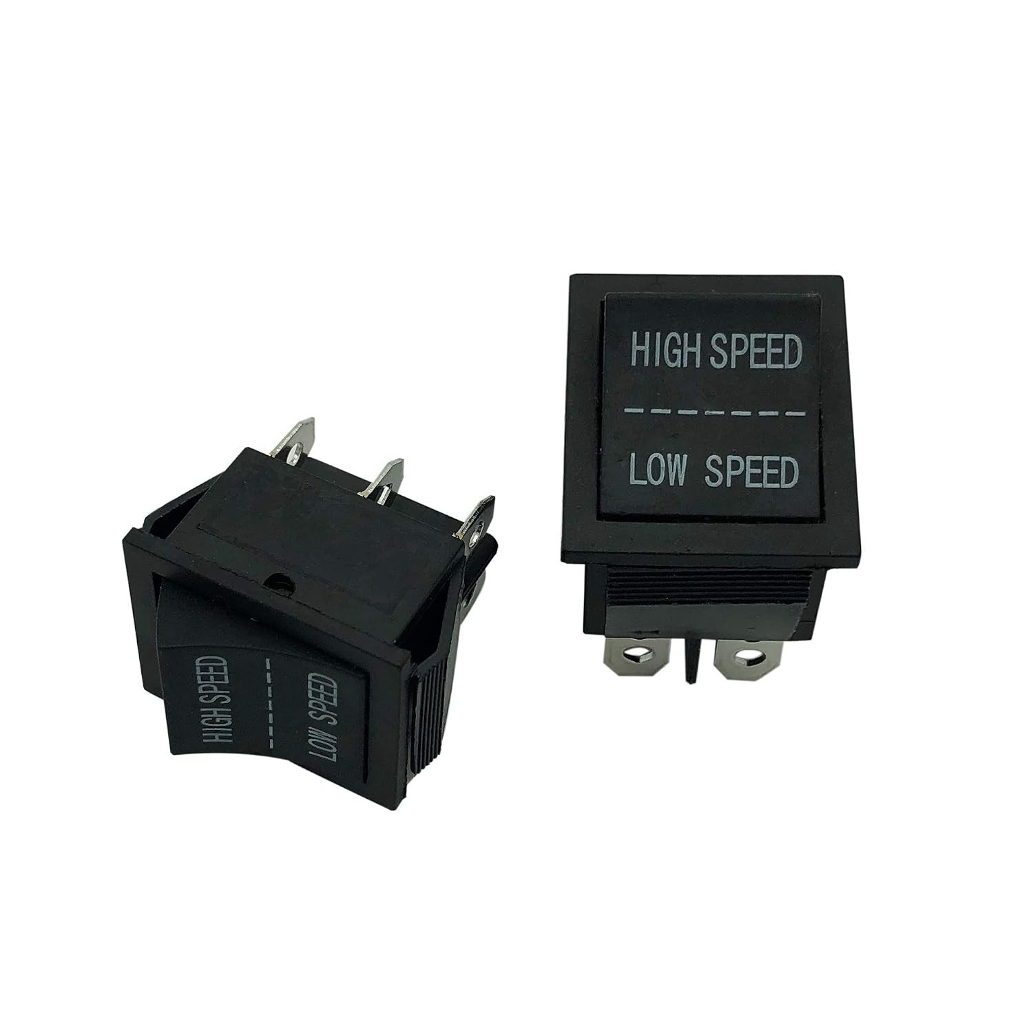 Black 2PCS High Speed Low Speed Toggle Switch for Kids Electric Car Replacement