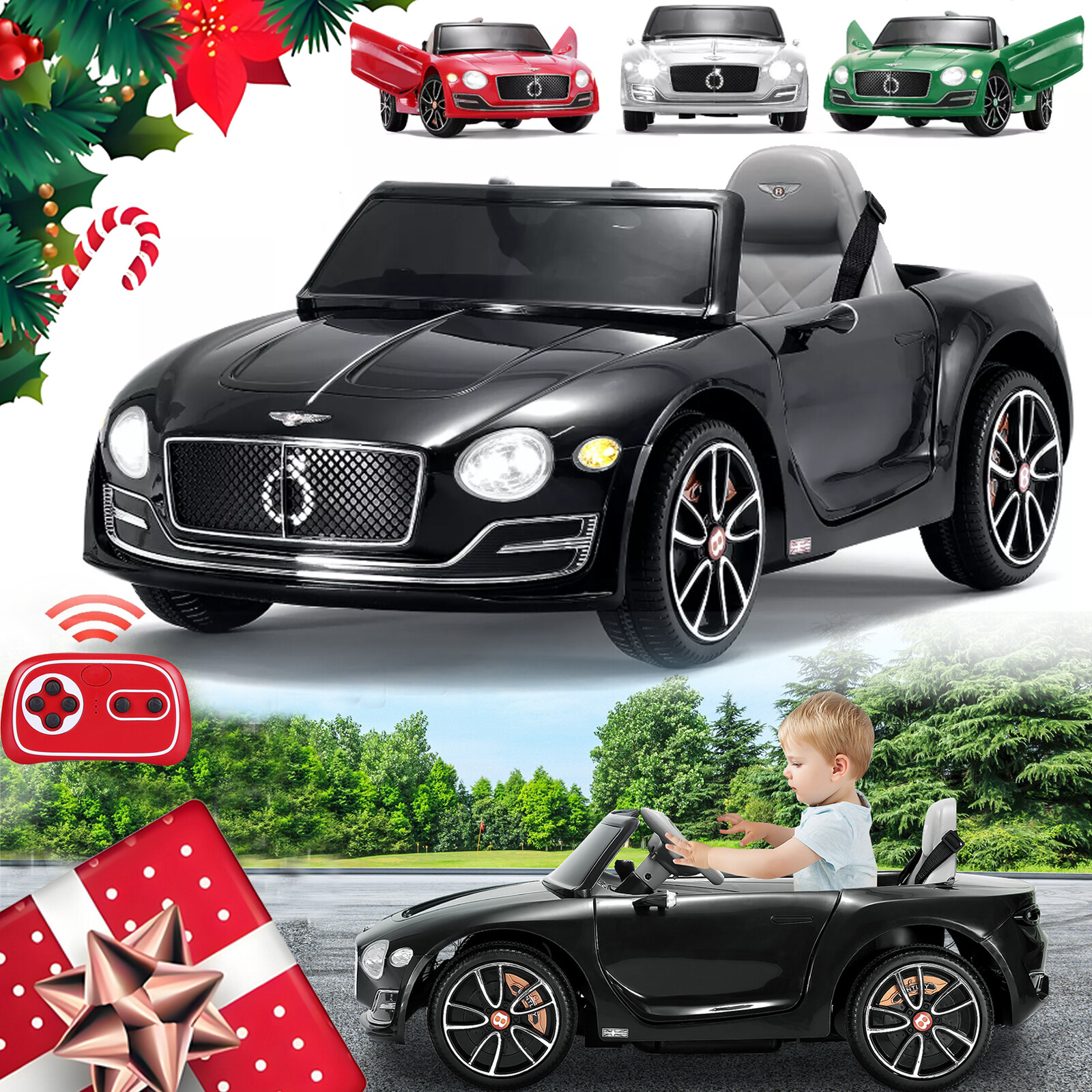 Kids Toddler Licensed Bentley EXP 12 Ride On Car Remote Control Electric Toy Car