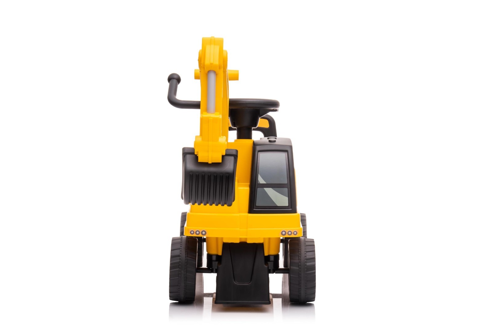 Licensed Excavator Ride-On Digger Toy for Kids – Rotating Bucket & Storage – Tod