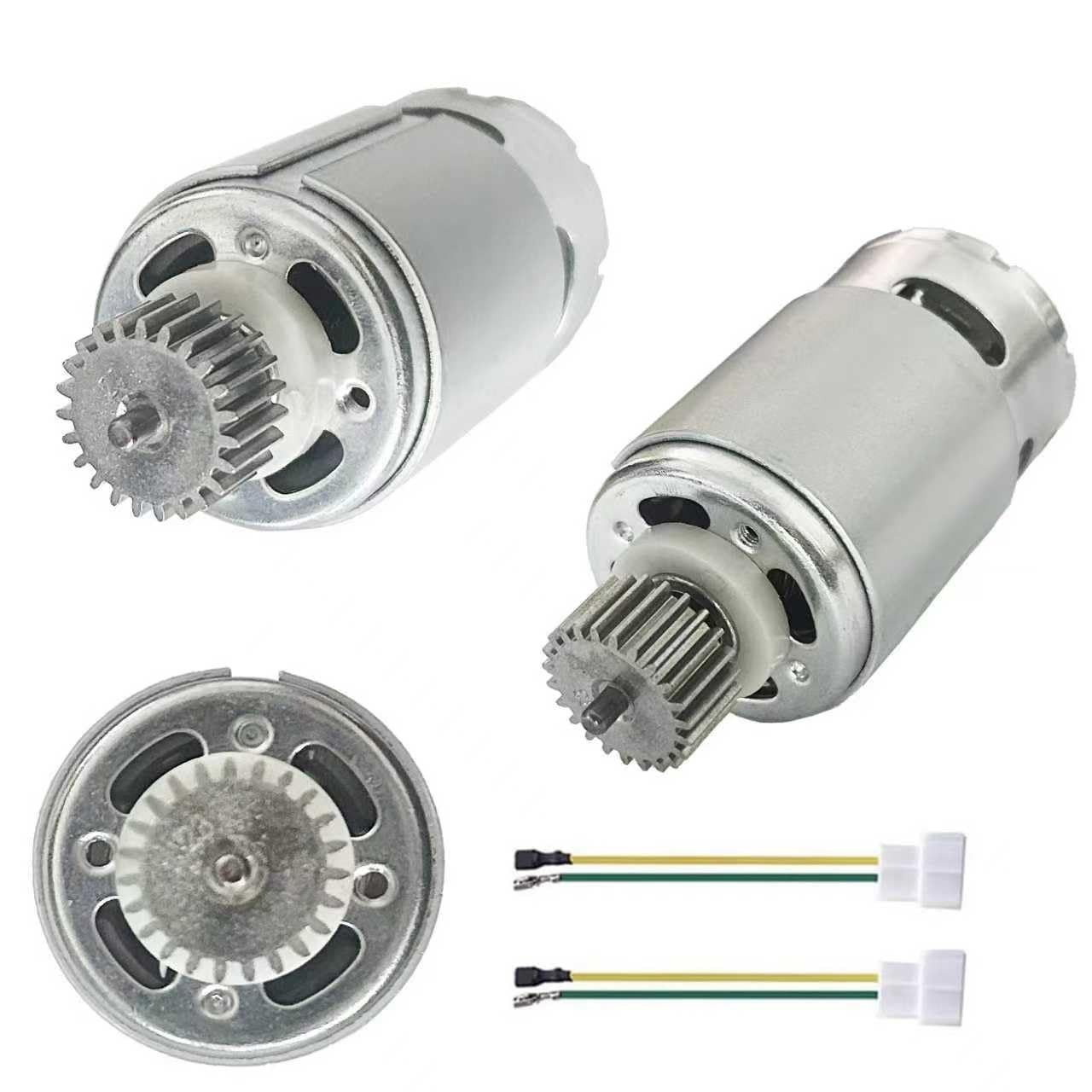 Powerful 24V DC Motor 40000RPM with 23T Pinion Gear for Kids Ride-On Cars Upgrad