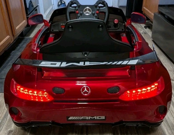 Kids 12V Ride On Car Licensed Mercedes Benz AMG GTR W/MP3 & REMOTE Control Red