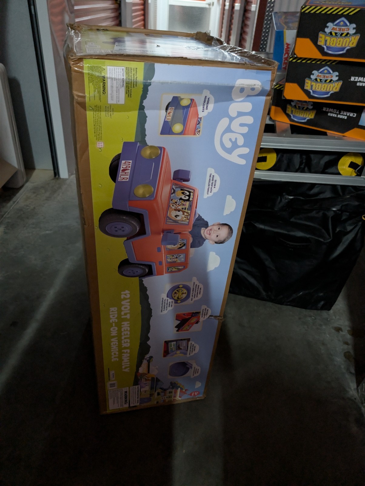 🎉Bluey 12 Volt Ride-On Vehicle Kids Jeep Battery Powered 🆕